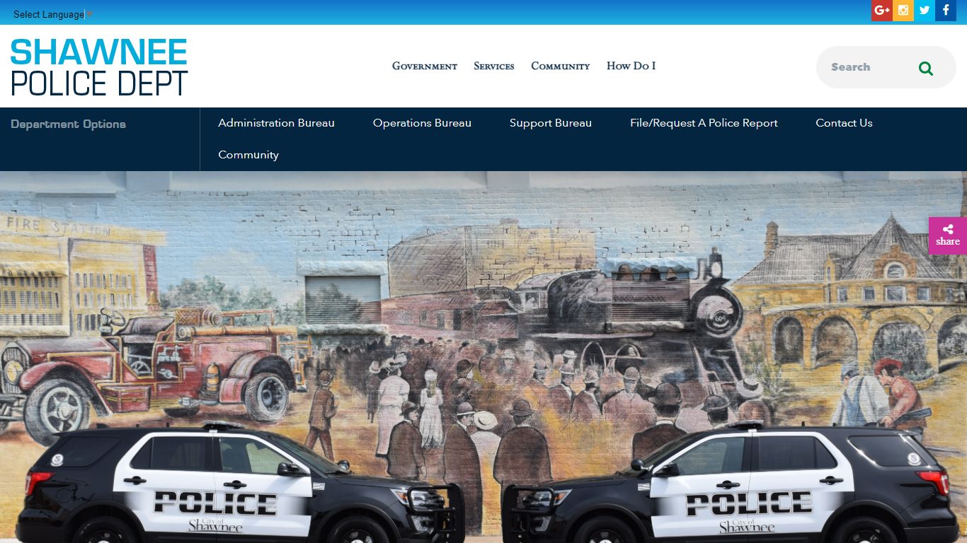 Welcome to Shawnee, OK Police