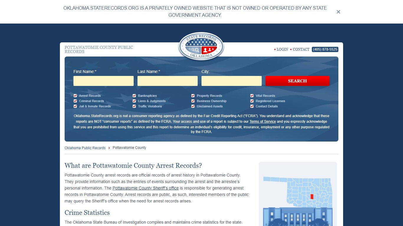 POTTAWATOMIE COUNTY PUBLIC RECORDS